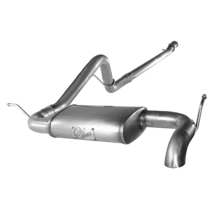 aFe Power Mach Force-Xp 2-1/2 IN 409 Stainless Steel Cat-Back Hi-Tuck Exhaust System Jeep Wrangler (JK) 12-18 V6-3.6L