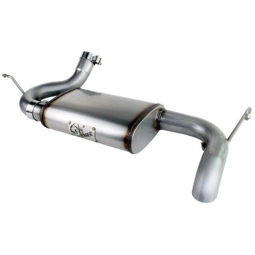 aFe Power Mach Force-Xp 2-1/2in 409 Stainless Steel Axle-Back Exhaust System Jeep Wrangler (JK) 07-18 V6-3.6L/3.8L