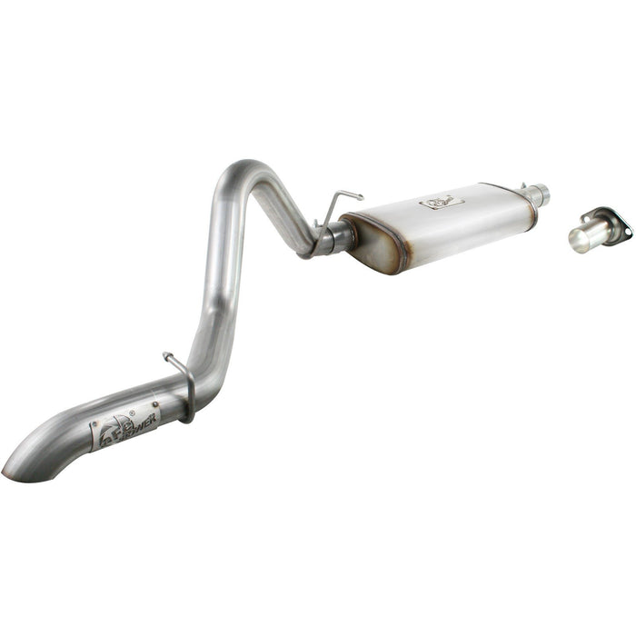 aFe Power Mach Force-Xp 2-1/2in 409 Stainless Steel Cat-Back Exhaust System Jeep Wrangler (TJ) 97-06 L6-4.0L