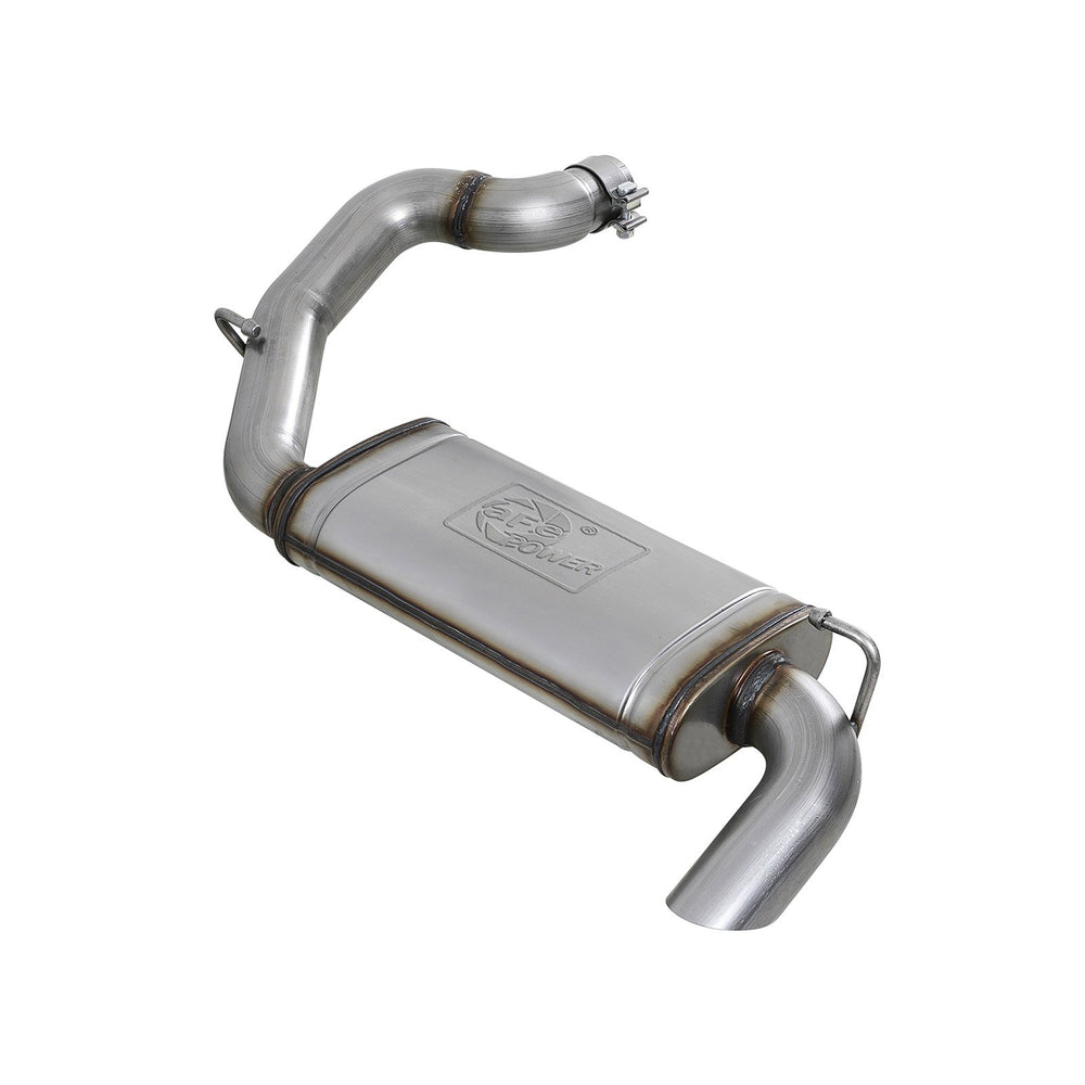 aFe Power Mach Force-Xp 3 IN 409 Stainless Steel Axle-Back Hi-Tuck Exhaust System Jeep Wrangler (JL) 18-20 L4-2.0L (t) / V6-3.6L