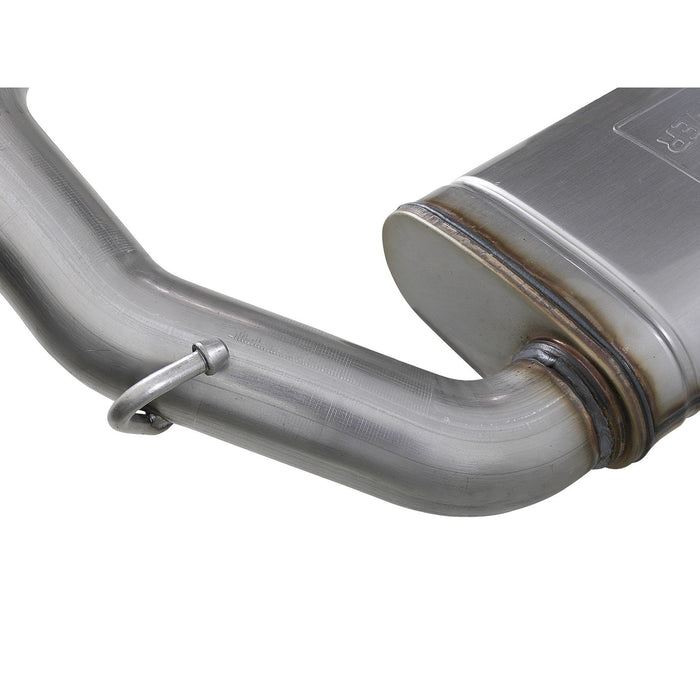 aFe Power Mach Force-Xp 3 IN 409 Stainless Steel Axle-Back Hi-Tuck Exhaust System Jeep Wrangler (JL) 18-20 L4-2.0L (t) / V6-3.6L