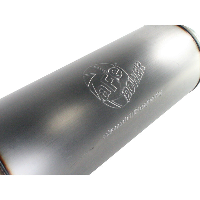 aFe Power Mach Force-Xp 409 Stainless Steel Muffler 5in ID Inlet & Outlet, 30in Length, 8in Diameter