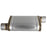 aFe Power Mach Force-Xp 409 Stainless Steel Muffler 3 IN ID Offset/Offset x 4 IN H x 9 IN W x 14 IN L - Oval Body