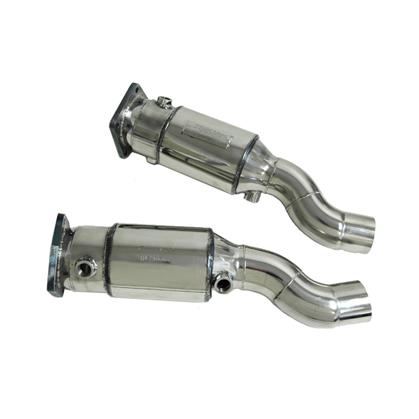 AWE Tuning Porsche 997.2TT Performance High Flow Cat Sections for OE Muffler