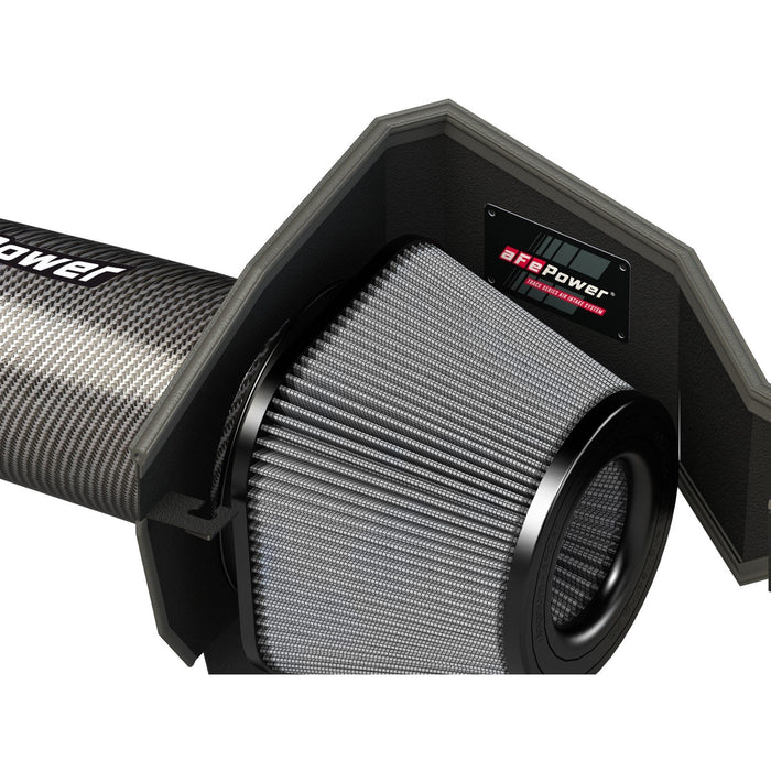 aFe Power Track Series Stage-2 Carbon Fiber Intake System w/ Pro Media Dodge Challenger/Charger/Chrysler 300C 11-19 V8-5.7L HEMI