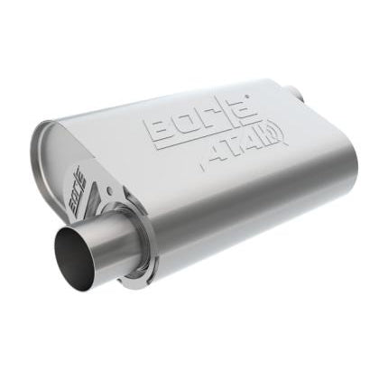 Borla CrateMuffler BB Mopar 383/413/426/440 ATAK 2.5in Offset/Offset 14inx4.35inx9in Oval Muffler