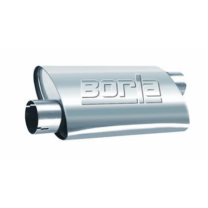 Borla Universal 4in x 9-1/2in x 14in Oval Center/Offset 3in Inlet/Outlet ProXS Muffler