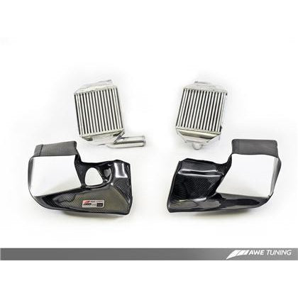 AWE Tuning Audi 2.7T Intercooler Carbon Fiber Shrouds - Shrouds Only Set of Two