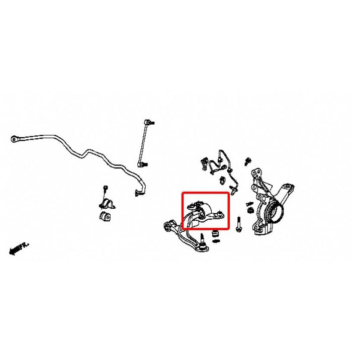 Hard Race Front Lower Arm Compliance Bush Honda, Stream, Rn6-9 07-14