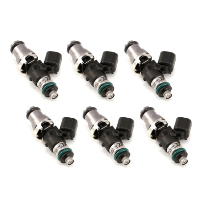 Injector Dynamics 1340cc Injectors - 48mm Length - 14mm Grey Top - 14mm Lower O-Ring (Set of 6) Nissan Patrol