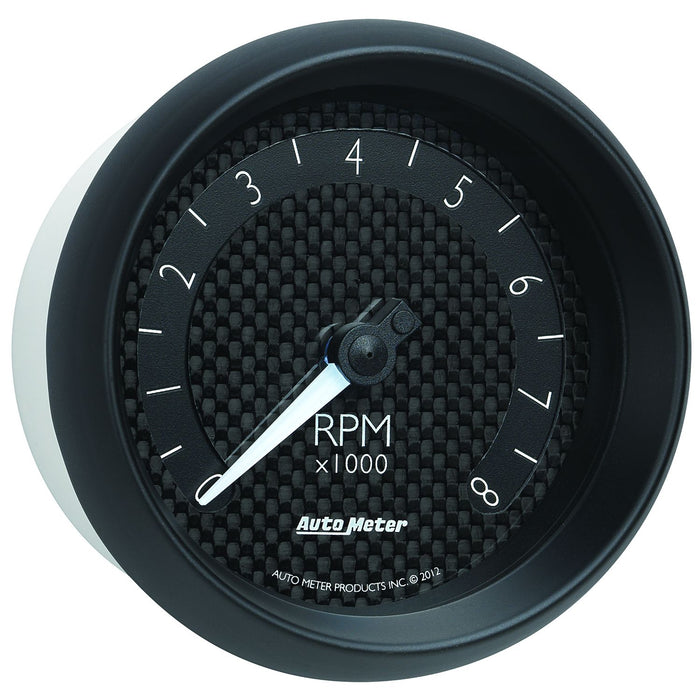 AutoMeter GT Series 3-3/8in In Dash 8K RPM Tachometer