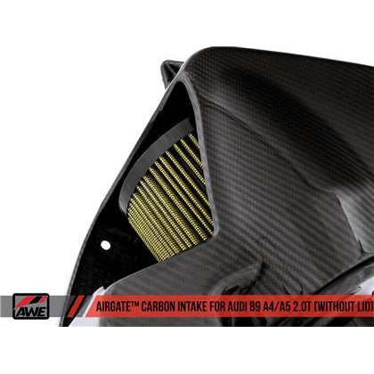 AWE Tuning Audi B9 A4/A5 2.0T Quattro Carbon Fiber AirGate Intake w/o Lid