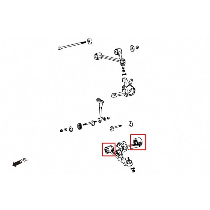 Hard Race Front Lower Arm Bush Toyota, Lexus, Sc, Soarer, Supra, Z30 91-00, Jza80 93-02, Z30 92-00