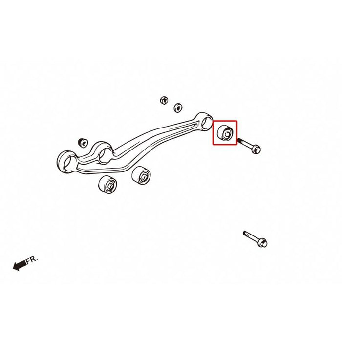 Hard Race Front Lower Arm-Rear Bushing Toyota, Lexus, Land Cruiser, Lx, Lx450 J80 95-97, J100 98-07, J80 90-97