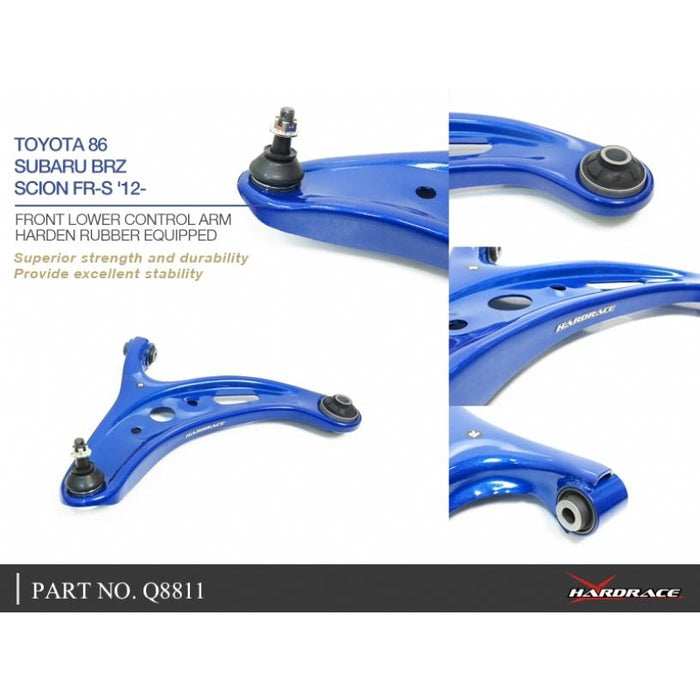 Hard Race Front Lower Control Arm Subaru, Toyota, 86, Brz, Fr-S, Zc 6, Zn6, Ft86/Fr-S Zn6/Zc6