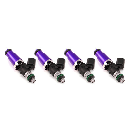 Injector Dynamics 1700cc Injectors - 60mm Length - 14mm Purple Top - 14mm Lower O-Ring (Set of 4) Ford Focus ZX3