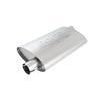 Borla Universal Pro-XS Muffler Oval 3in Inlet/Outlet Offset/Offset Notched Muffler