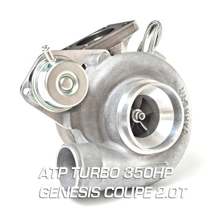 ATP Turbo Bolt on turbo, Garrett 350HP, ultra-responsive, Genesis Coupe 2.0T, Journal Bea