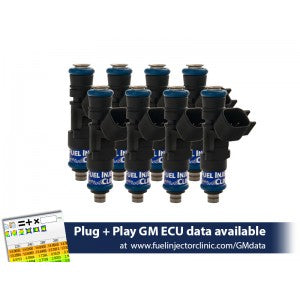 Fuel Injector Clinic 525cc Injector Set for 4.8/5.3/6.0 Truck Motors ('07-'13) (High-Z)