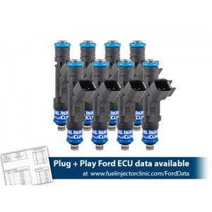 Fuel Injector Clinic 525cc Injector Set for Ford F150 (2004-2016) Ford Lightning (1999-2004) Injector Sets