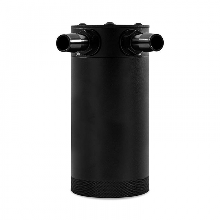 Mishimoto XL Compact Baffled Oil Catch Can, 2-Port