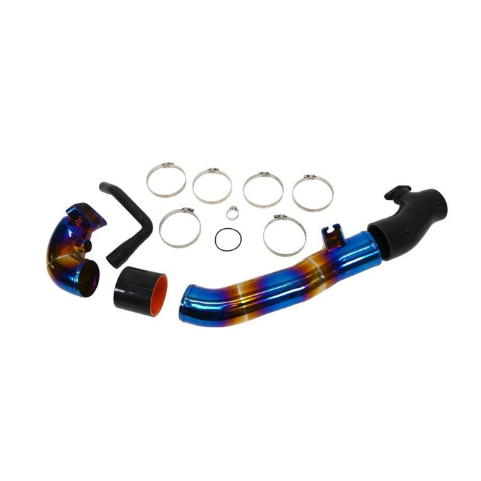 PLM Turbo Inlet Pipe Kit Stainless Burnt Blue - 22+Civic