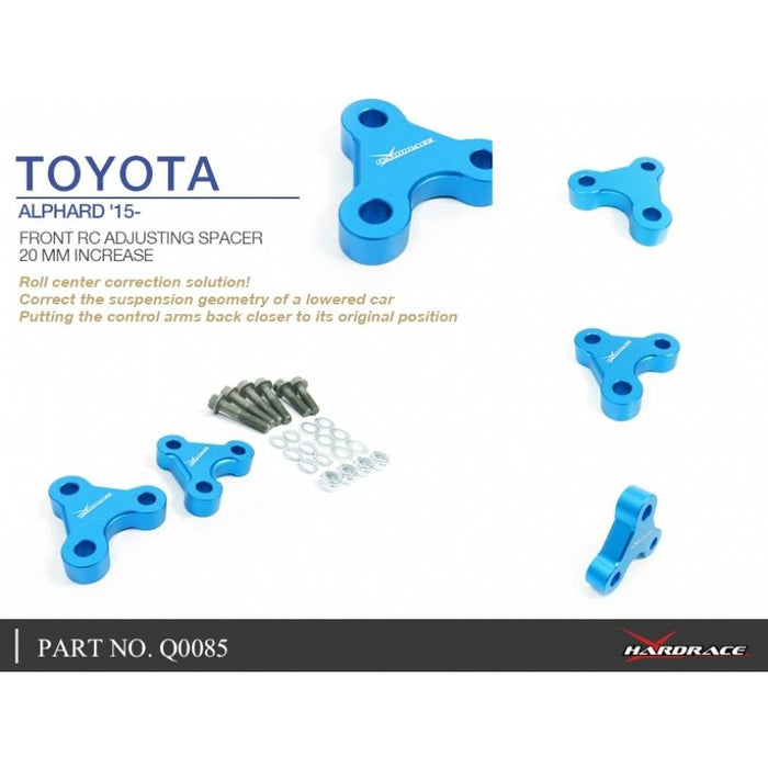 Hard Race Front Rc Adjustable Spacer Toyota, Alphard/Vellfire, 15-Present