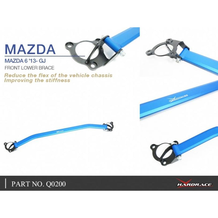 Hard Race Front Strut Bar Mazda, 6/Atenza, Gj 14-