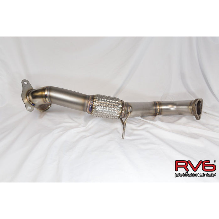 RV6 Catted Downpipe & Front Pipe Combo for 16+ Civic 1.5T (Sedan, Coupe, Hatch, Si)