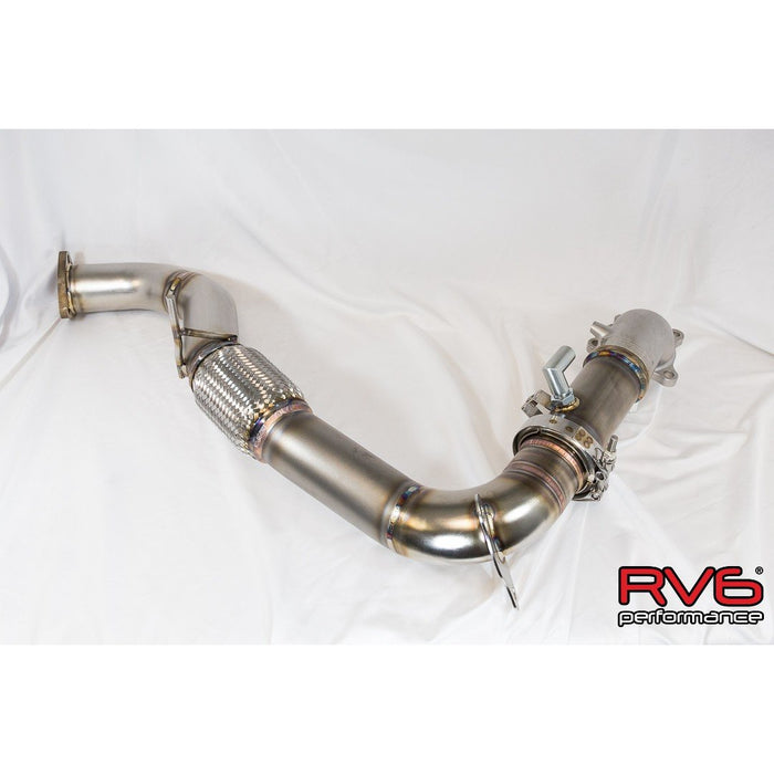 RV6 Downpipe & Front Pipe Combo for 16+ Civic 1.5T (Sedan, Coupe, Hatch, Si)