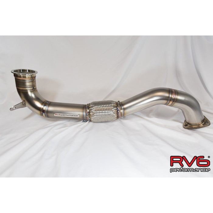 RV6 Catted Downpipe & Front Pipe Combo for 17+ Civic SI