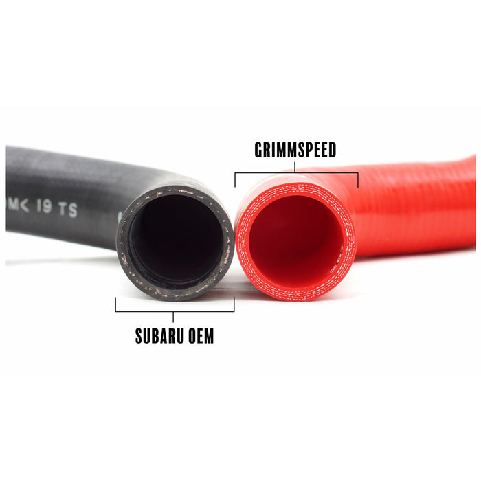 GrimmSpeed Radiator Hose Kit, Red - 15-20 WRX, 14-19 Forester XT