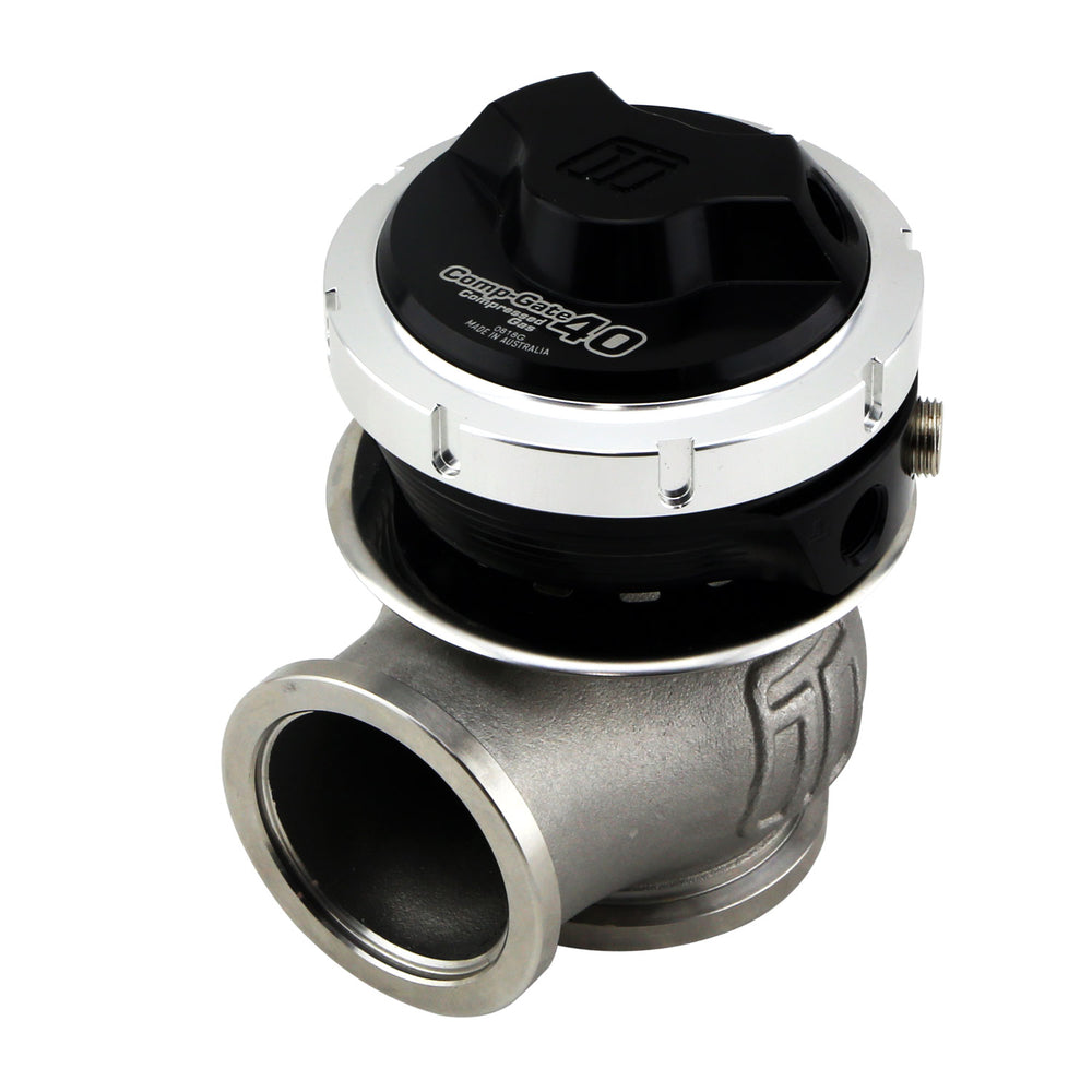 Turbosmart GenV CompGate40CG 'Compressed Gas' 5psi External Wastegate (Black)