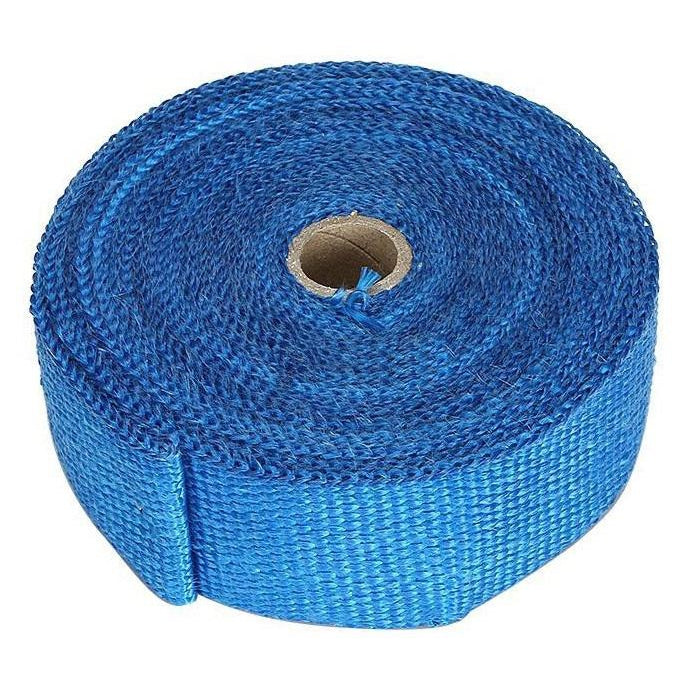 Torque Solution Fiberglass Exhaust Wrap (Blue): Universal 2" x 50'