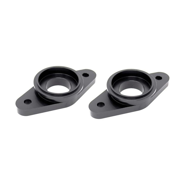 Torque Solution Billet Stock to Tial Blowoff Valve Adapter (Black): Nissan GTR R35 ALL