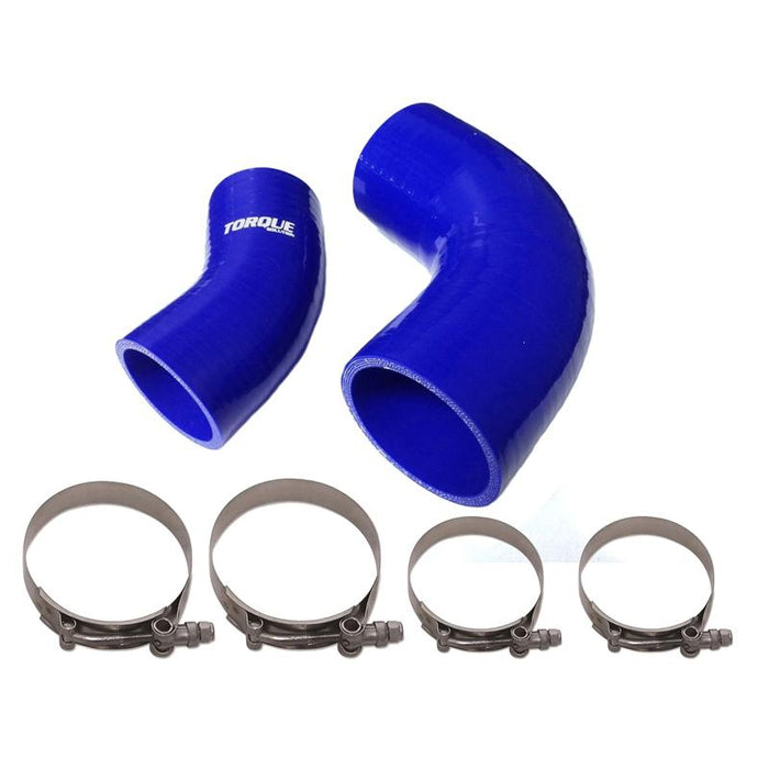 Torque Solution IC Boost Tubes (Blue): Mazdaspeed 3 2007-2013