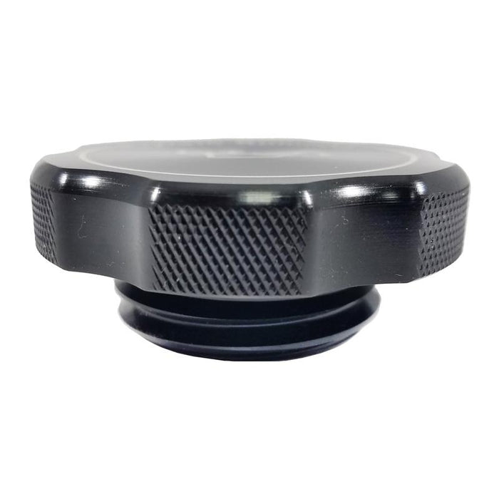 Torque Solution Billet Oil Cap (Black): Subaru Engines