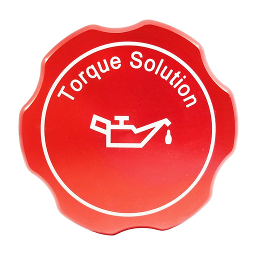 Torque Solution Billet Oil Cap (Black): Subaru Engines