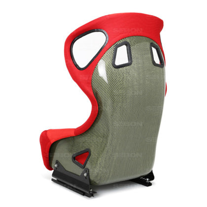 Seibon Universal Red Type FC Carbon Kevlar Bucket Racing Seat