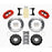 Wilwood Narrow Superlite 6R Front Hat Kit 12.88in Red 93-96 Mazda RX7