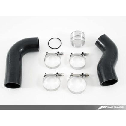 AWE Tuning S3 FMIC Hose Kit and TOP Package - Black Finish