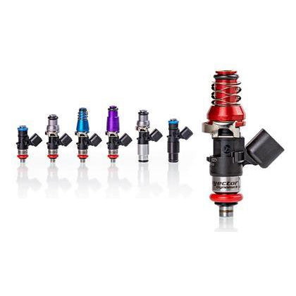 Injector Dynamics ID1050X Injectors 11mm (Blue) Adaptor Tops Denso Lower Cushions (Set of 6) Toyota Supra NA (93-98) 2JZ-GE