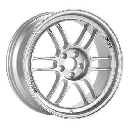 Enkei RPF1 16x7 4x100 43mm Offset 73mm Bore Silver Wheel Miata 4-Lug / 02-06 Mini / Honda & Acura