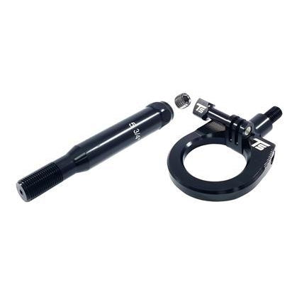 Torque Solution Billet Front Tow Hook W/ Go Pro Mount (Black): Subaru WRX / STI 2015+