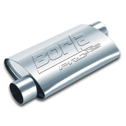 Borla Pro-XS 2in Tubing 14in x 4in x 9.5in Oval Offset/Offset Muffler