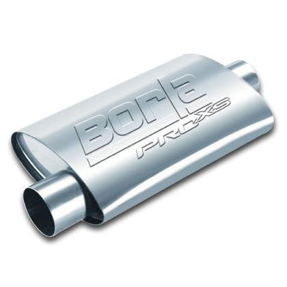 Borla Universal Pro-XS Center/Offset Config. Oval 2.25in (19x4x9.5in Case Size) Muffler