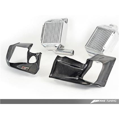 AWE Tuning Audi 2.7T Intercooler Carbon Fiber Shrouds - Shrouds Only Set of Two