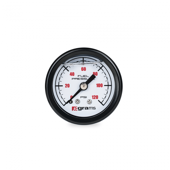 Grams Performance Fuel Pressure Gauge - 0-120psi-Fuel Pressure Gauges-Speed Science