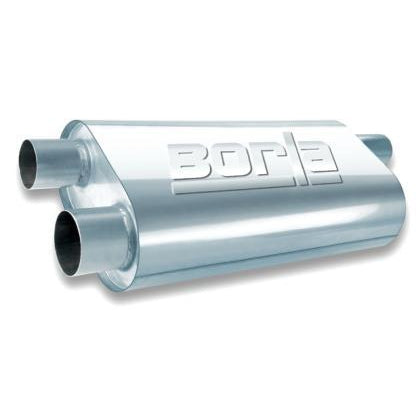 Borla 3in Inlet/Dual 2.25in Outlet Center/Dual Oval ProXS Muffler