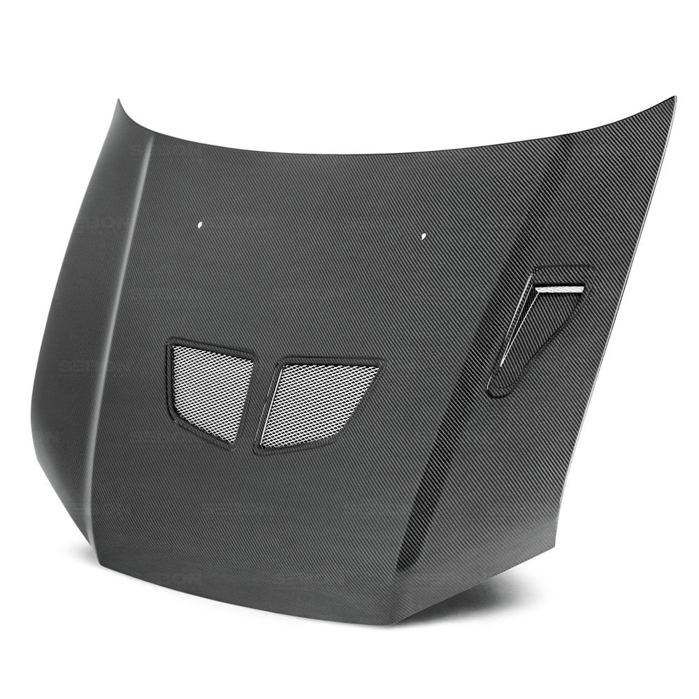 Seibon OEM-Style Carbon Fiber Hood For 2002-2003 Mitsubishi Lancer Evo Vii